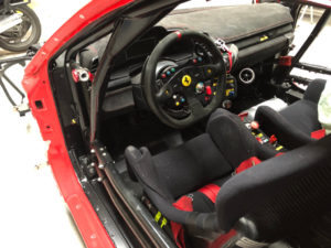 Poste de pilotage de Ferrari 458 GT3